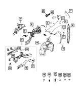 68303500AB - : Upper Load Path Beam, Left for Mopar Image