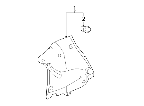 Interior Trim - Quarter Panels for 2018 Toyota Prius C #0