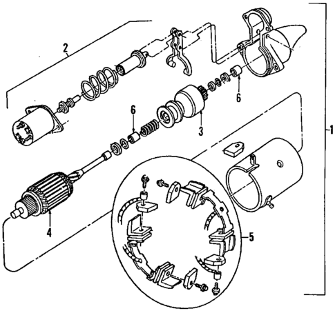 Starter for 1991 Buick Reatta #0