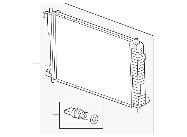 2010-2017 GM Radiator 25952759 GM | GMPartsDirect.com