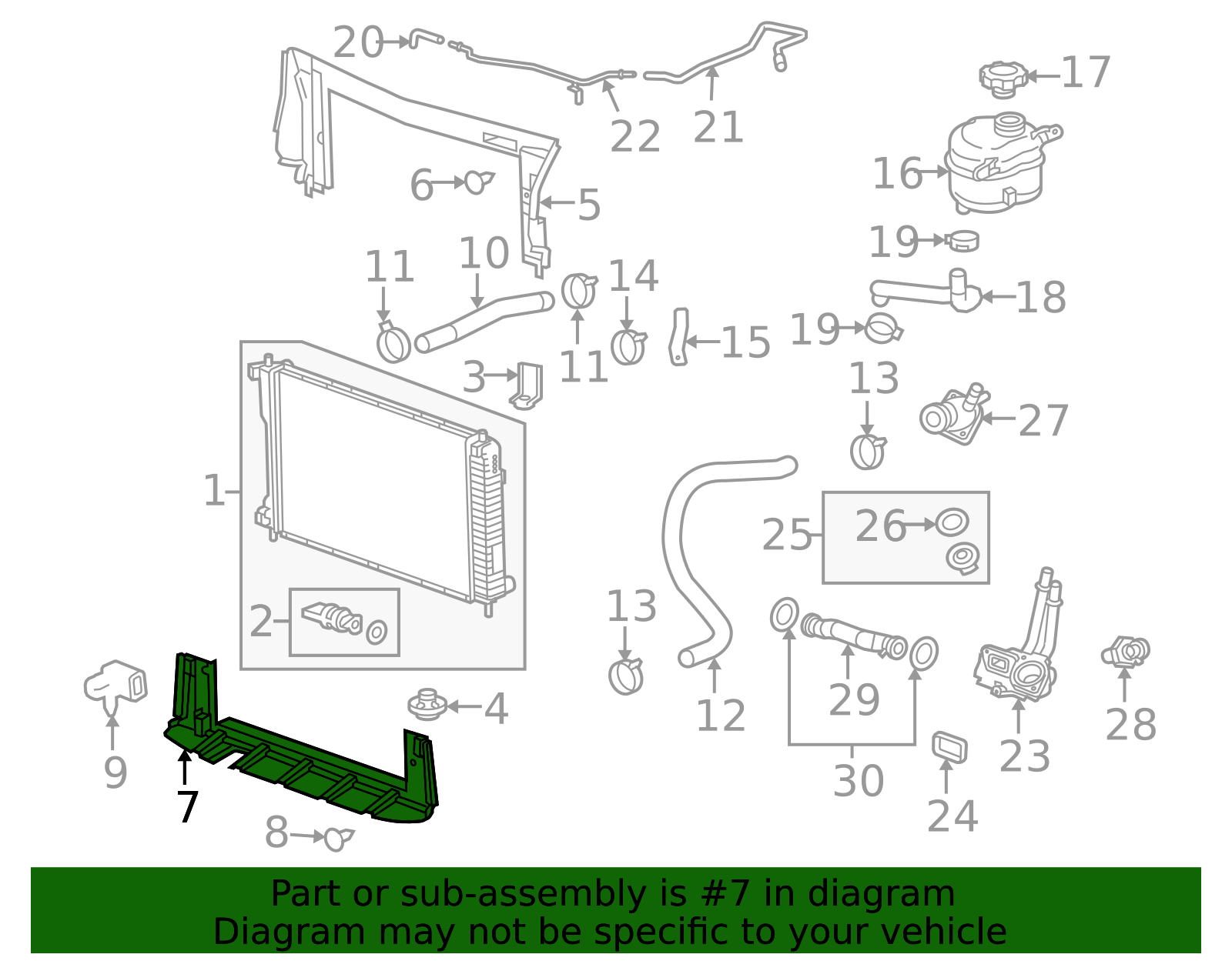 Radiator Air Deflector - OEM Engine Cooling Channel | AutoNation Parts