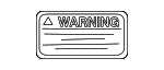 9454169 - Body: Air Bag Label for Volvo Image