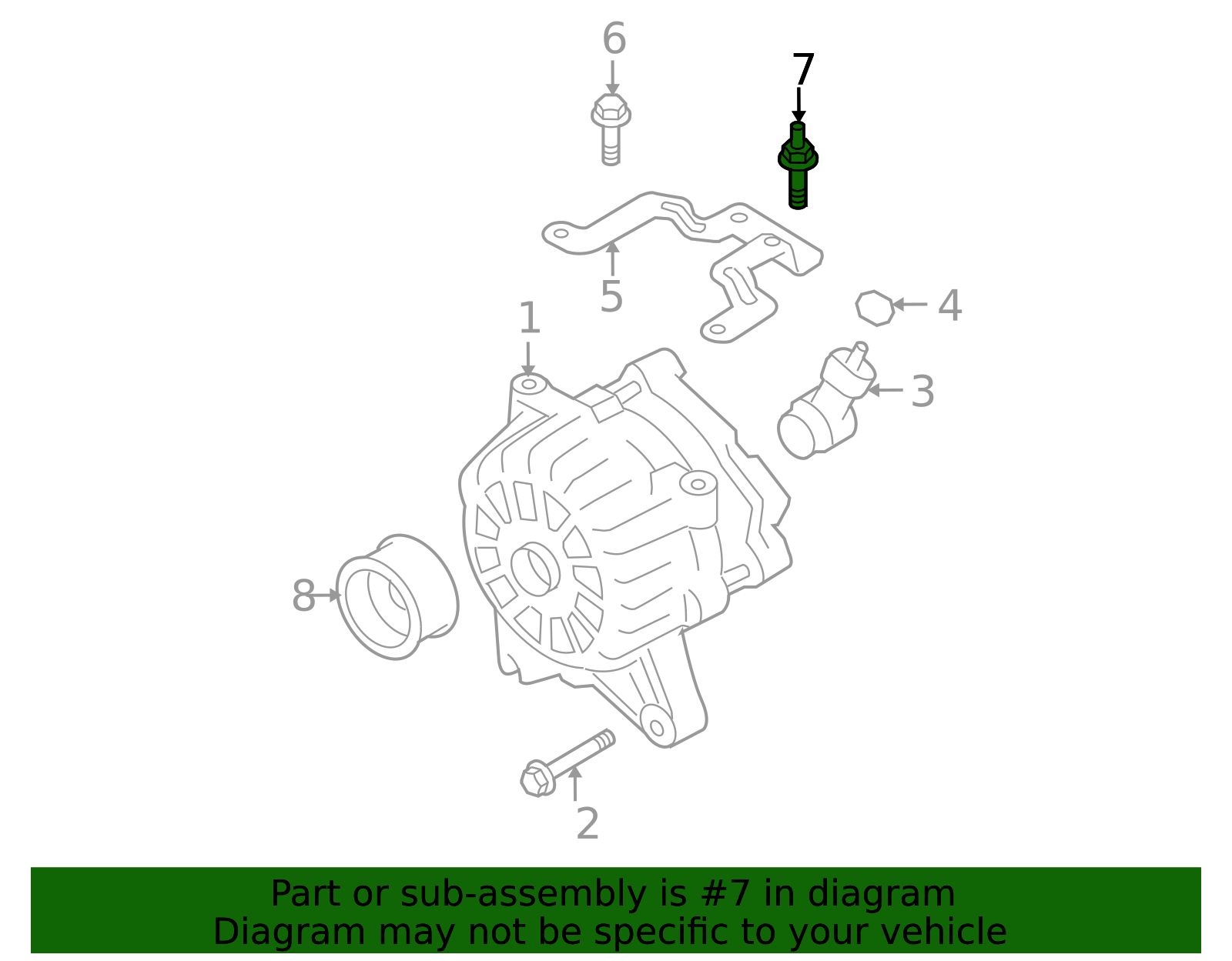 Mount Bracket Stud N807691-S437 | OEM Parts Online