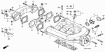17105P8AA01 - : Gasket, In Manifold (Nippon Leakless) for Acura Image