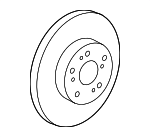 45251T0BA00 - : 2012 Honda CR-V - Disk Front Brake for Honda: CR-V Image