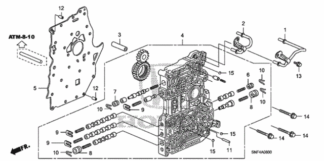 Main Valve Body for 2006 Honda Civic #0