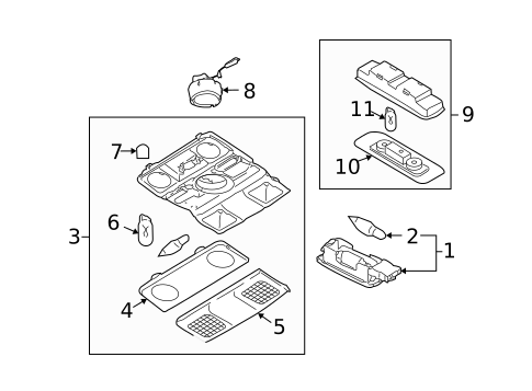 Overhead Lamps for 2015 Volkswagen CC #0