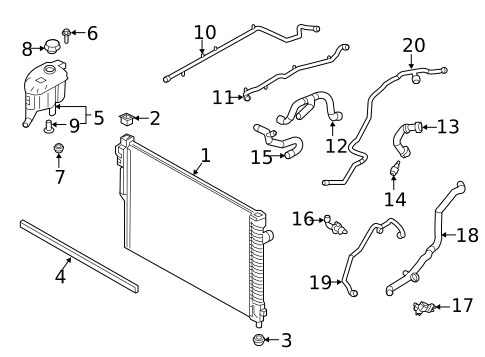 Radiator & Components for 2023 Land Rover Range Rover Evoque #2