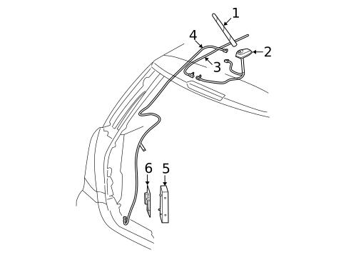 Antenna & Radio for 2008 Saturn Vue #0