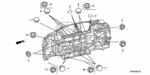 91601TK4A01 - Interior/Bumper: PLUG, BLIND (25MM) for Honda Image