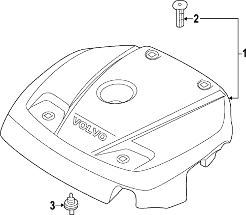 Engine Appearance Cover for 2025 Volvo XC60 #0