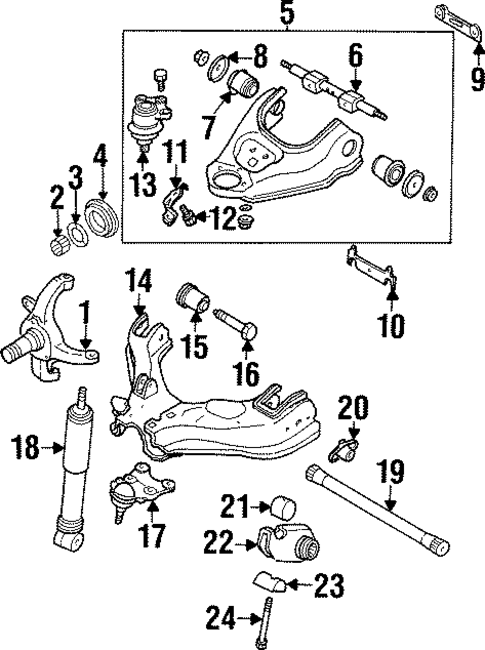 Suspension Components for 1991 Isuzu Rodeo #0