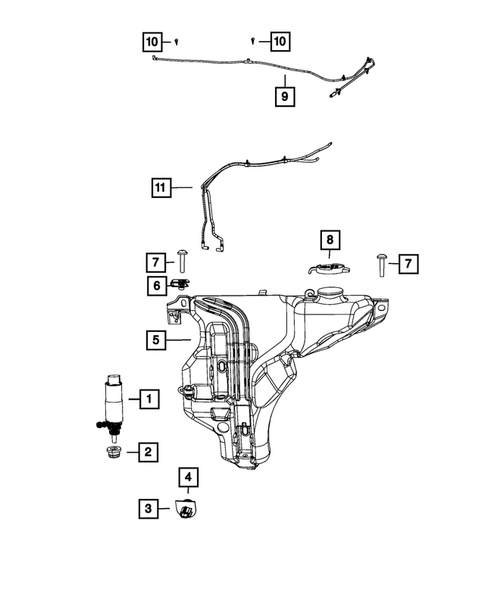 Wiper and Washer System for 2011 Dodge Durango #0