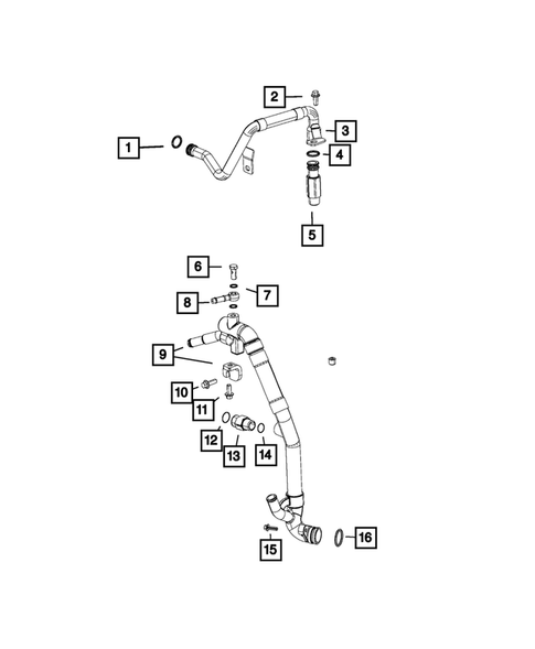 EGR Cooling System for 2015 Ram 3500 #0