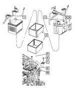 4801329AC - Electrical: Battery Wiring for Mopar Image
