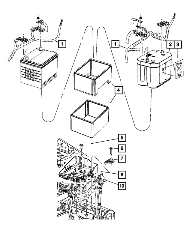 BB34A901AA - Electrical: Storage Battery for Mopar Image
