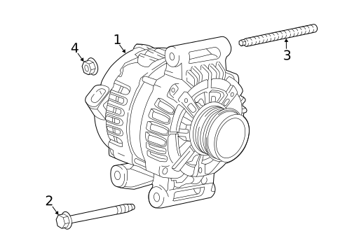 Alternator for 2017 Chevrolet Cruze #0