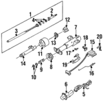 26031574 - Steering: Shift Cable Cam Bracket for Chevrolet: Lumina, Monte Carlo | Oldsmobile: Cutlass Supreme Image