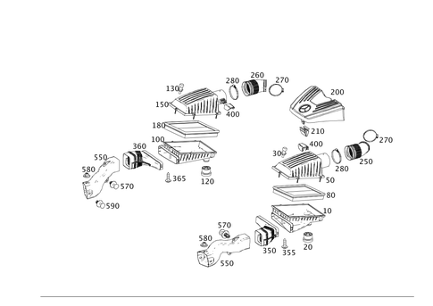 Air Intake, Gasoline Vehicles for 2012 Mercedes-Benz SLS AMG #0