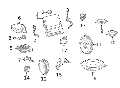 Sound System for 2019 Toyota Avalon #0