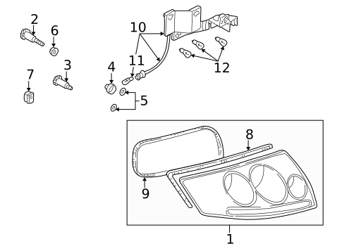 Tail Lamps for 2003 Audi TT Quattro #0