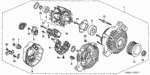 31105PR7A01 - Engine: HOLDER ASSY., BRUSH for Acura Image