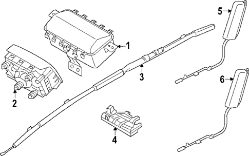 Air Bag Components for 2024 Genesis Electrified GV70 #0