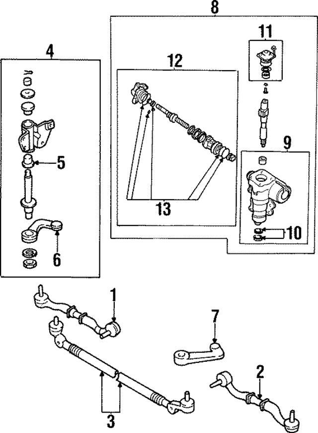 K0123212X - : Steering Gear Housing for Kia Image