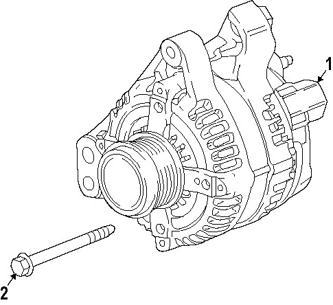 Alternator for 2024 Chevrolet Traverse #0