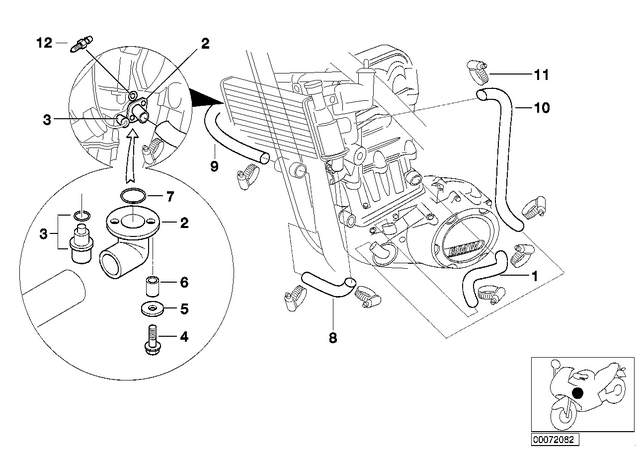11127652951 - : Gasket Ring - 21X3.5X1.5mm for BMW-Motorrad Image