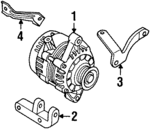 8911519130 - : Alternator Brace for Isuzu Image