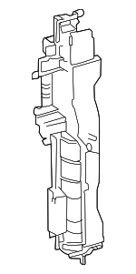 16595F0600 - : Side Air Baffle for Toyota Image