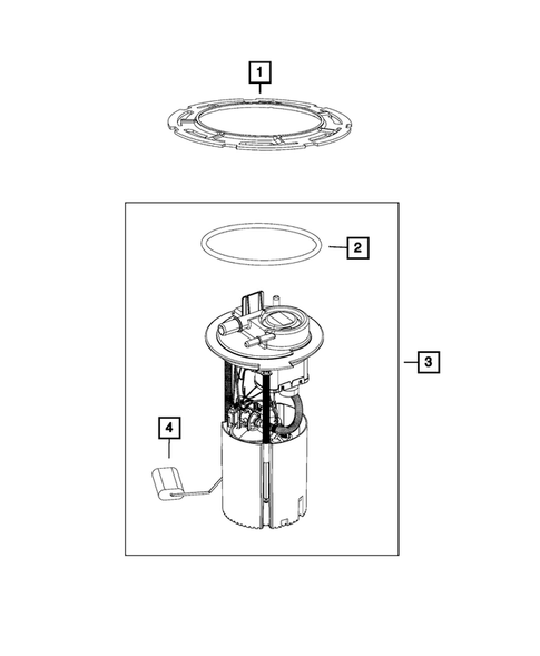 Fuel Pump and Sending Unit for 2018 Fiat 500 #0