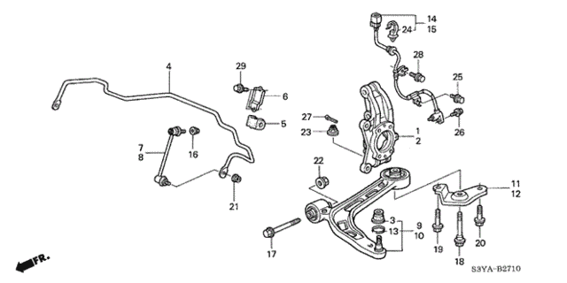 Front Lower Arm for 2005 Honda Insight #0