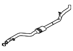 18309894399 - : Front Muffler for BMW: X5 Image