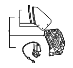 1Y0847276C - Body: Window Regulator for Volkswagen: Beetle Image