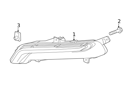 Daytime Running Lamp Components for 2020 Chevrolet Impala #0