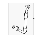 4K0816739K - HVAC: Rear AC Line for Audi Image