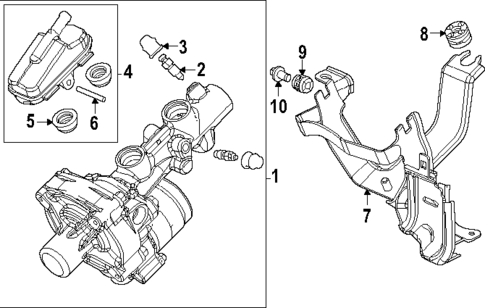 Master Cylinder - Components On Dash Panel for 2025 Honda CR-V #1