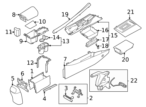 Switches, Solenoids & Actuators for 2022 Hyundai Elantra #1