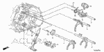 24204RJV000 - Transmission - Manual: PIECE, SHIFT (5-6) for Acura Image