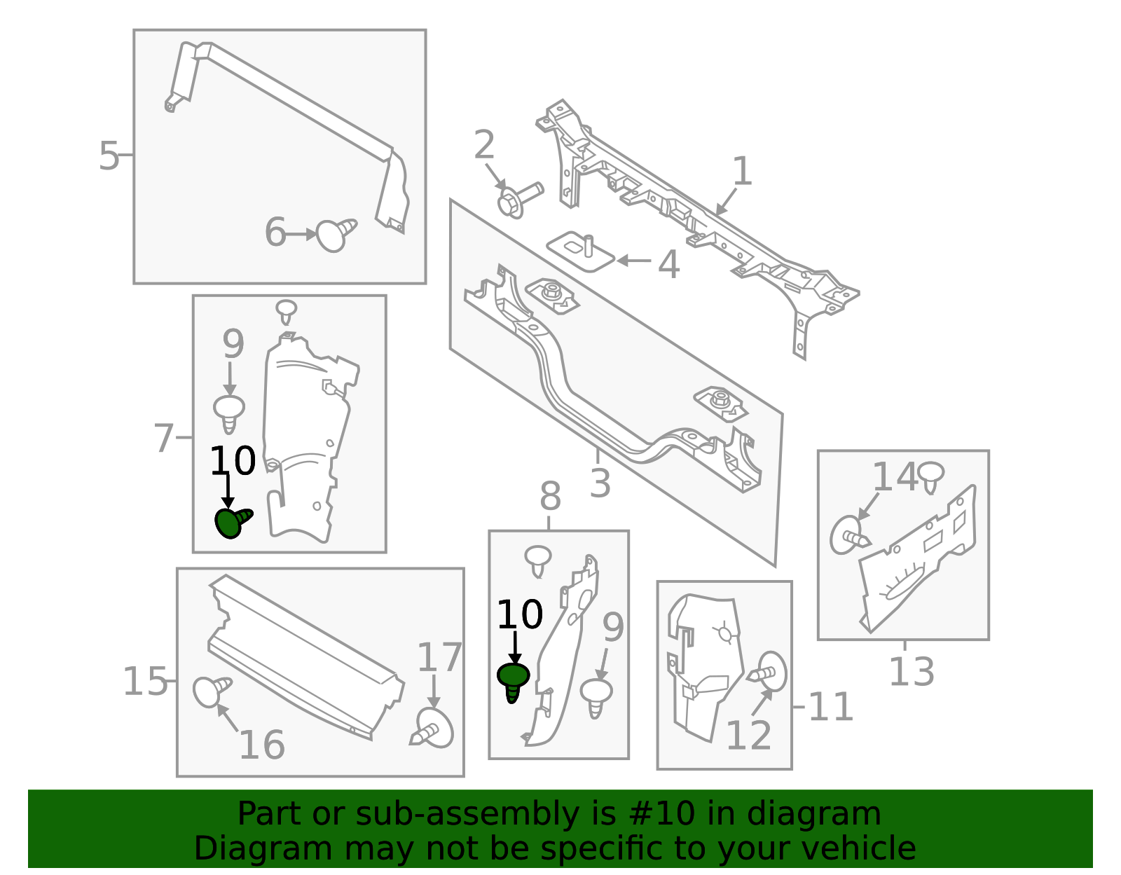 Genuine VW Passat 2012-2016 Left & Right Air Duct Baffle Set – OEM 561121283 / 561121284
