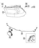 Headlamp Bulb, Right
