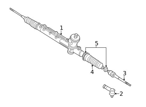 Steering Gear & Linkage for 2005 Ford Escape #2