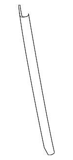 759530E140 - Body: Black Out Tape for Lexus: TX350, TX500h, TX550h+ Image