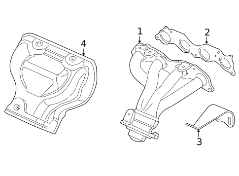 Exhaust Manifold for 2006 Honda CR-V #0