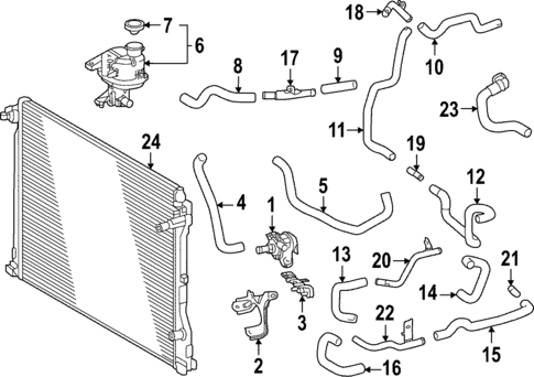Inverter Cooling Components for 2025 Toyota Mirai #0