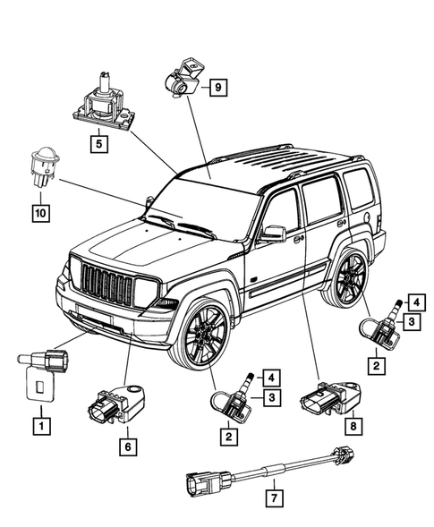 Sensors for 2012 Jeep Liberty #0