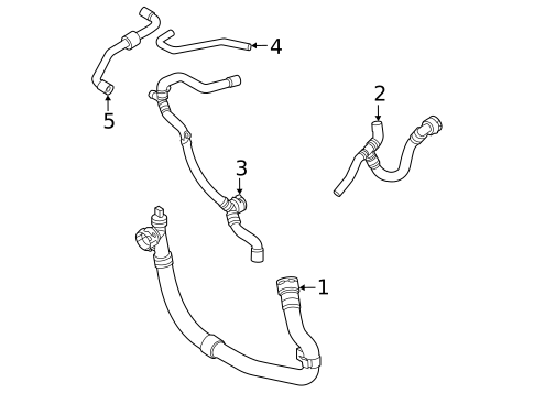 Hoses & Lines for 2025 Audi A3 Quattro #2