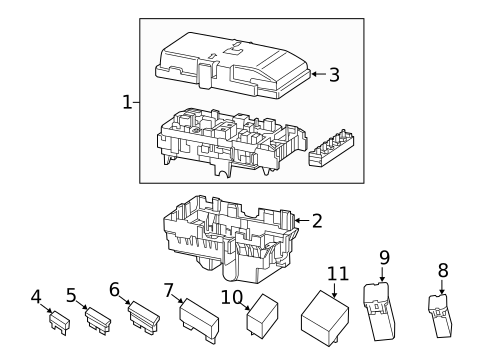 Fuse & Relay for 2015 Chrysler 200 #0